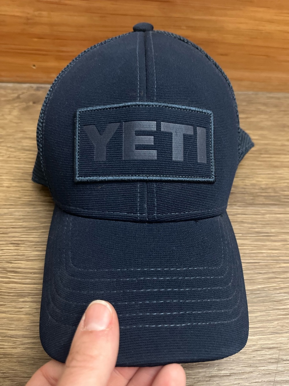 Yeti Men's Patch Trucker Cap - Navy Blue